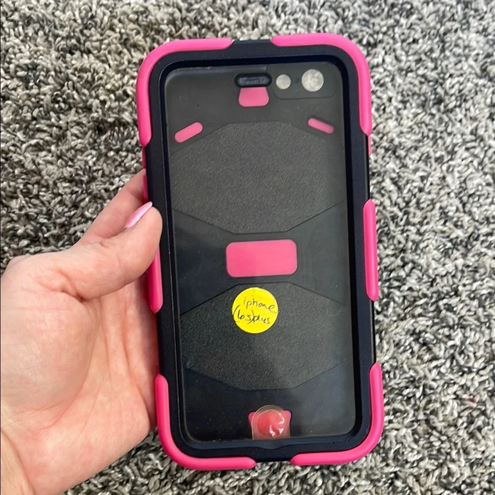 Griffin Survivor case for iPhone 6s Plus, Pink and Black phone case SEE FLAWS